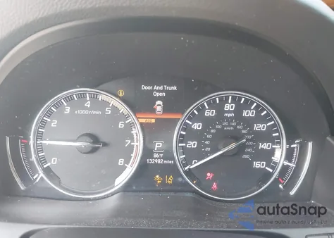 2016 Acura Rlx Advance Package z USA, uszkodzony, nr VIN JH4KC1F93GC001680